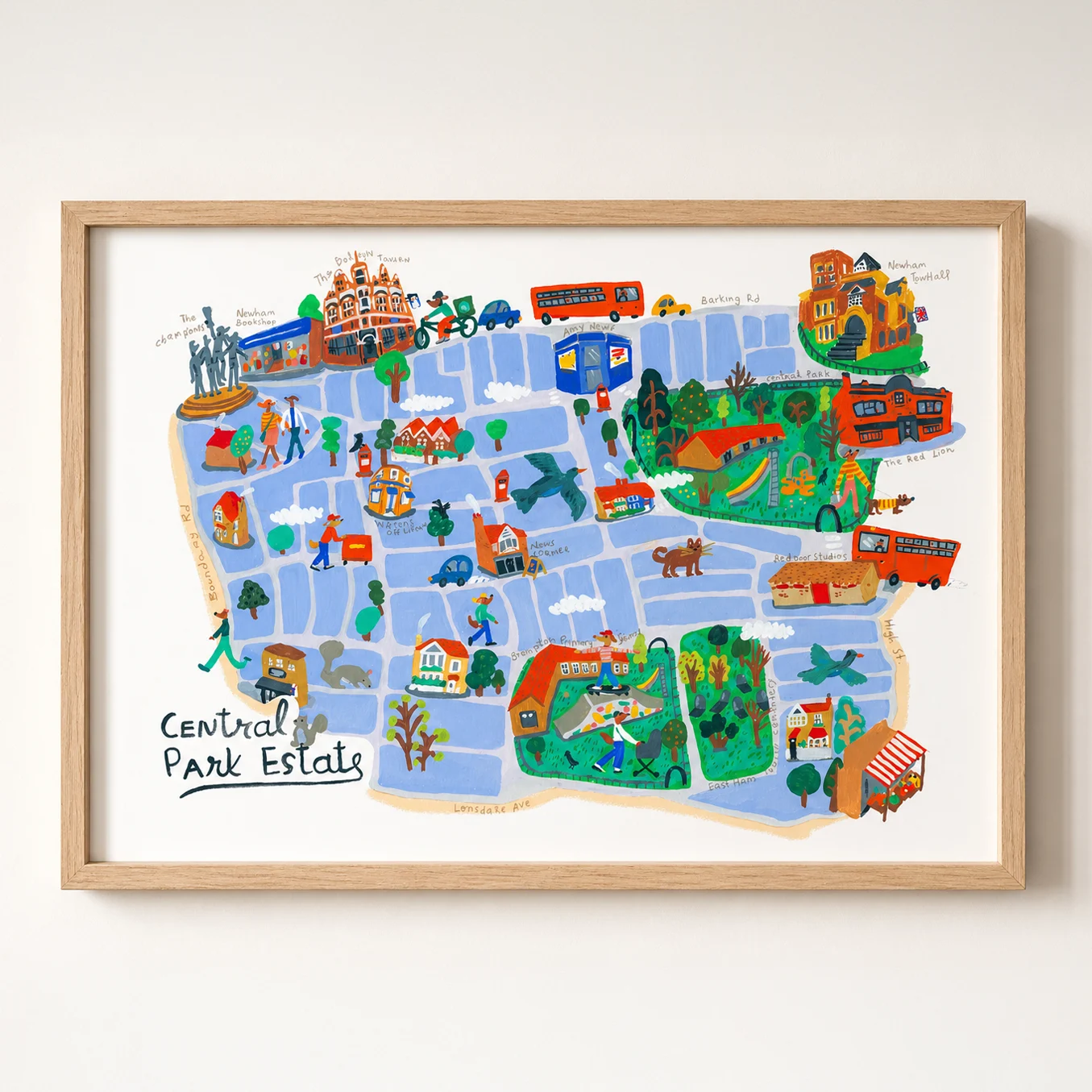 Central Park Estate Map — lifestyle